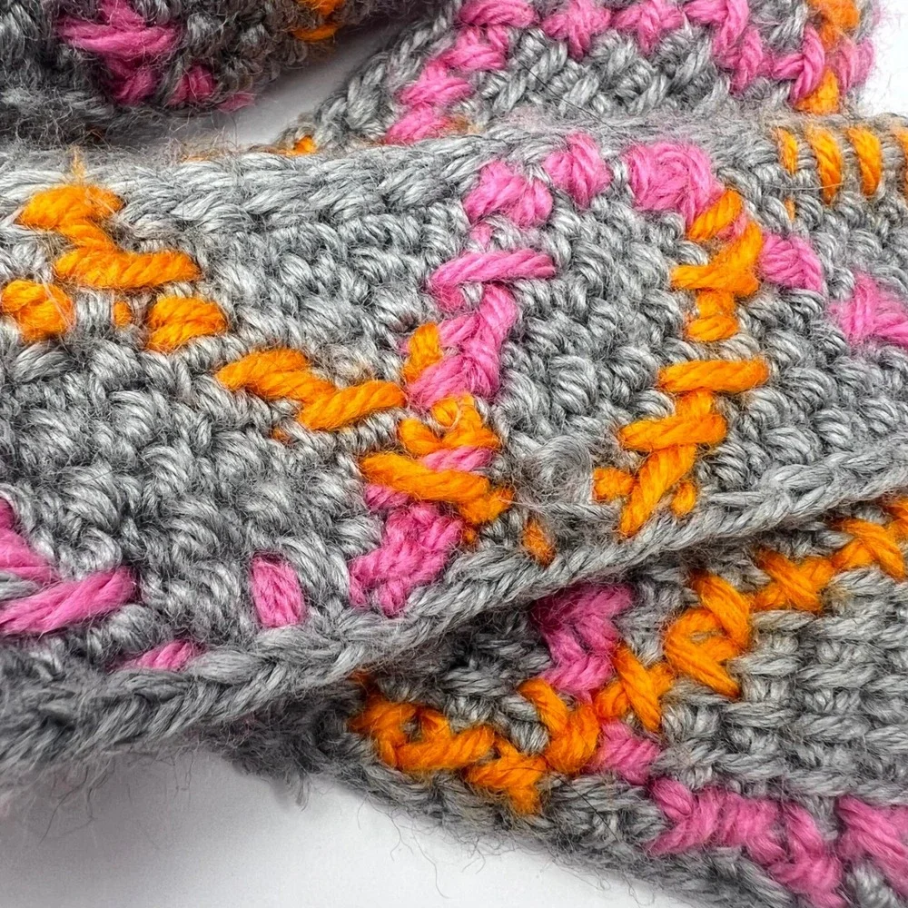 Handmade hand knit